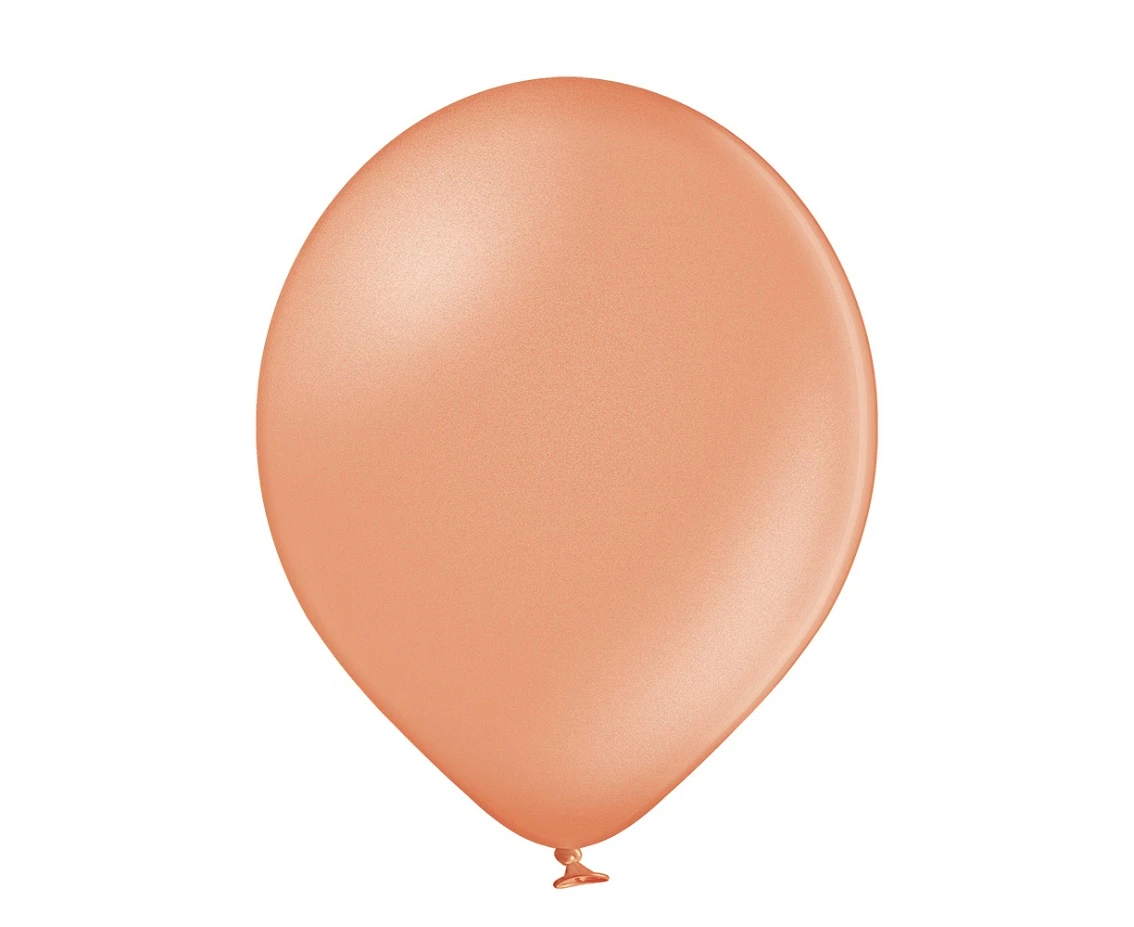 Balony Belbal 12", B105-091, (metallic rose gold) metalik różowo-złote, 100szt. KK